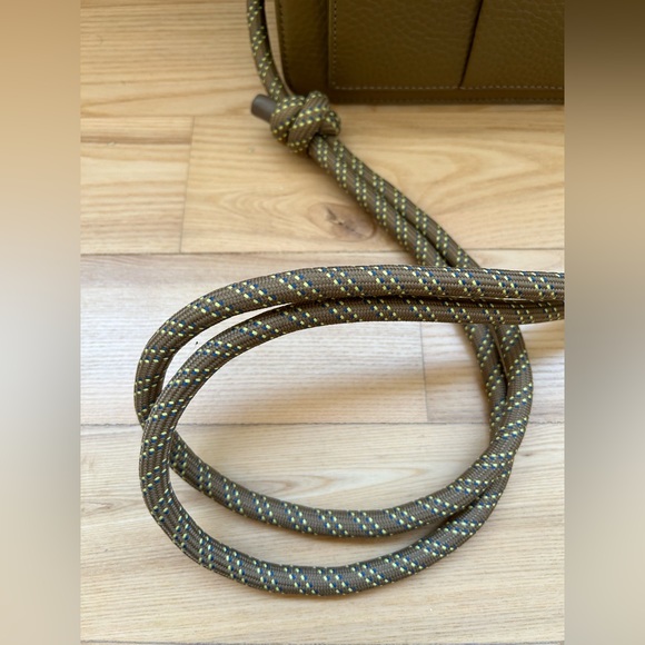 Dagne Dover Pebbled Leather Purse in Olive Green - discontinued style - Picture 5 of 13